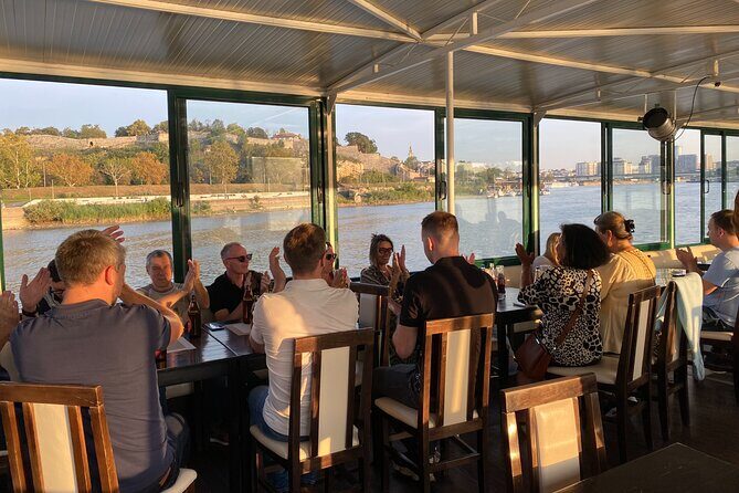 Belgrade Sunset Cruise w/ Live Tour Guide - On the boat: group size, seating, and the drinks-only rule