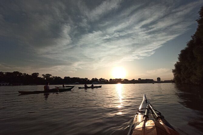 Belgrade sunset kayak tour - The Route in Plain English: Zemunski kej to Lido Beach