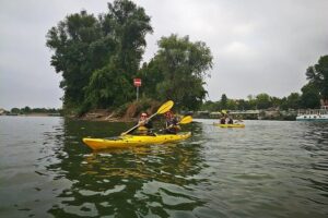 Belgrade War Island Kayak Tour - Danube River stop: views and an easy warm-up