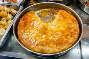 Food Tasting at Locals Favorite Farmers Market in Belgrade - Burek first: hot phyllo from an 80-year-old bakery