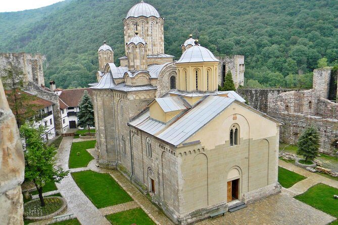 Fortified Manasija Monastery and Resava Cave Tour - Veliki Buk waterfall: 20–25 meters and a lunch stop in a protected setting