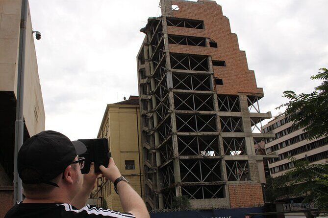 NATO Bombing of Belgrade Private Tour - Stop 2: The Ministry of Defence, still photographed for a reason
