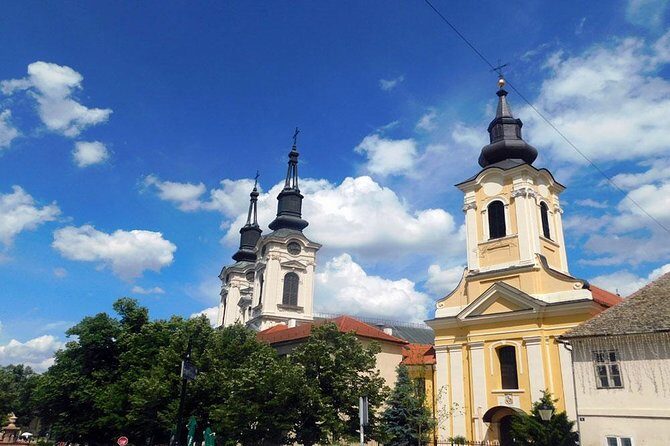 Northern Serbia: Sremski Karlovci, Petrovaradin Fort & Novi Sad - Petrovaradin Fortress and the Chapel of Peace: the big viewpoint stop