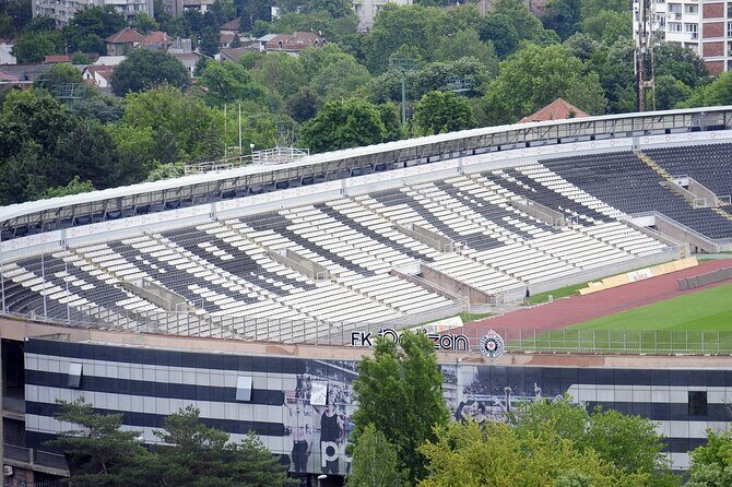 Private Red Star-Partizan Stadium Tour in Belgrade - Partizan Stadium: The Older Atmosphere and Time on the Pitch